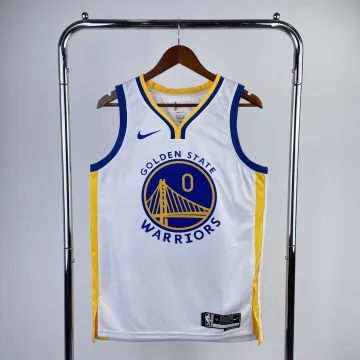 Golden State Warriors Herren-Trikot 2023/24, V-Ausschnitt, Weiß, Modell #0