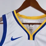 2023/24 Golden State Warriors V-Neck White Jonathan Kuminga #00 Men's Jersey