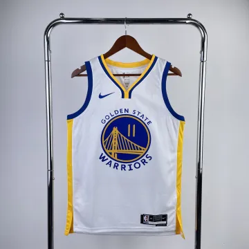 2023/24 Golden State Warriors V-Neck White Klay Thompson #11 Camisola para homem