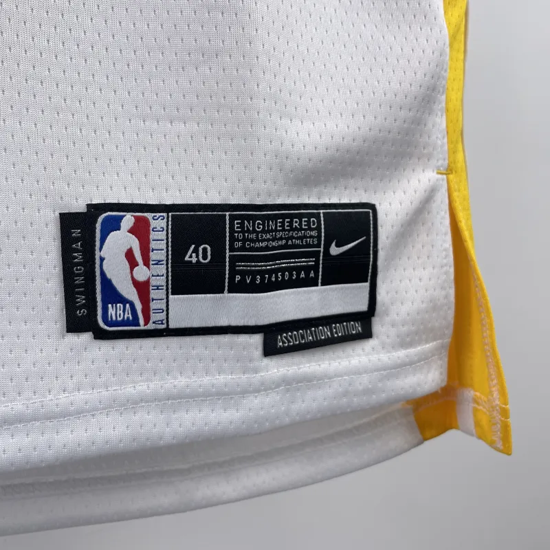 2023/24 Golden State Warriors V-Neck White Draymond Green #23 Men's Jersey