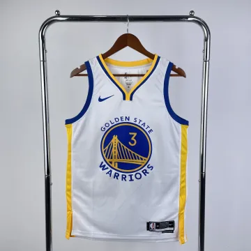 2023/24 Golden State Warriors V-Neck White Chris Paul #3 Camisola para homem