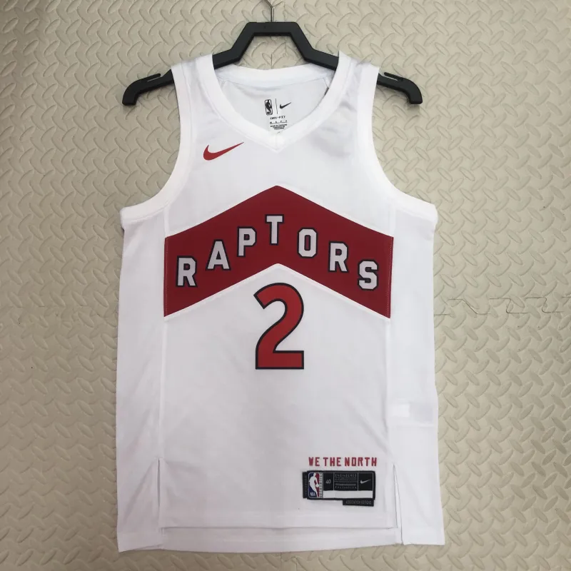 2023/24 Toronto Raptors Home White Kawhi Leonard #2 Jersey | NBA Swingman Jersey