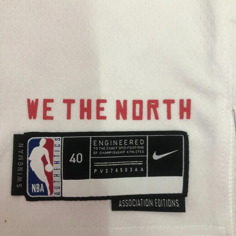 2023/24 Toronto Raptors Home White Kawhi Leonard #2 Jersey | NBA Swingman Jersey