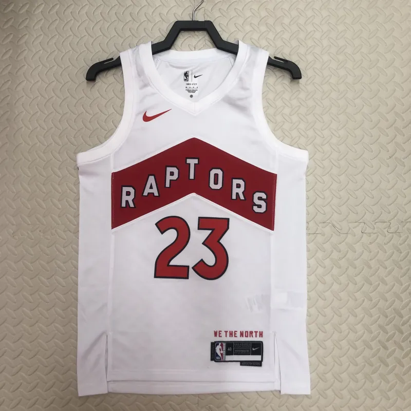 2023/24 Toronto Raptors Home White Fred VanVleet #23 Jersey | NBA Swingman Jersey
