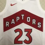 2023/24 Toronto Raptors Home White Fred VanVleet #23 Jersey | NBA Swingman Jersey