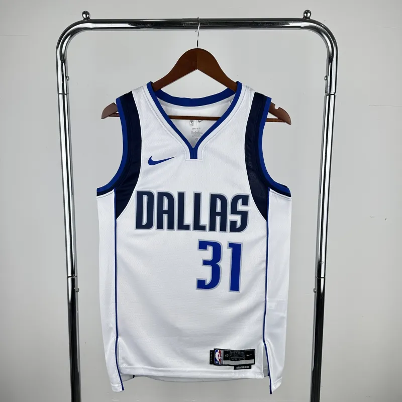 2023/24 Dallas Mavericks Home White Klay Thompson #31 Men’s Jersey