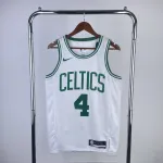 2023/24 Jersey dos Boston Celtics Jrue Holiday #4 branco para homem 2023/24 Boston Celtics Jrue Holiday #4 White Men’s Jersey