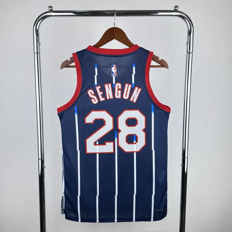 Camisola masculina dos Houston Rockets, edição «City» 2023/24, Alperen Sengun, #28