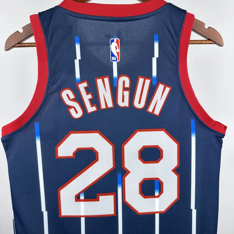 Camisola masculina dos Houston Rockets, edição «City» 2023/24, Alperen Sengun, #28