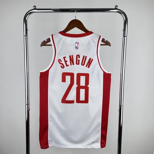 2023/24 Houston Rockets Alperen Sengun #28 Camisola para homem