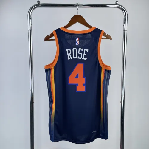 Maglia da baseball New York Knicks Jordan Edition Derrick Rose #4 2023/24 | Maglia da swingman NBA