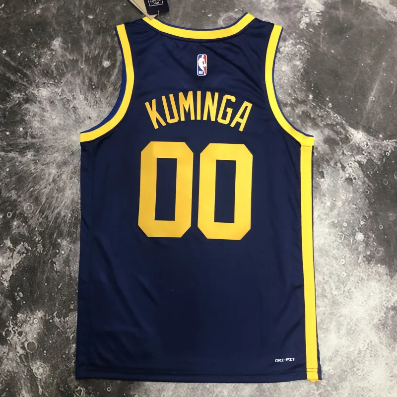 2023/24 Golden State Warriors Jordan Edition Jonathan Kuminga #00 Men’s Jersey