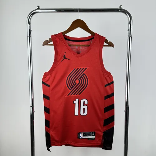 2023/24 Portland Trail Blazers Jordan Edition Donovan Clingan #16 Jersey | NBA Swingman Jersey