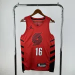 2023/24 Portland Trail Blazers Jordan Edition Donovan Clingan #16 Jersey | NBA Swingman Jersey 2023/24 Portland Trail Blazers Jordan Edition Donovan Clingan #16 Jersey | NBA Swingman Jersey