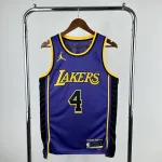 2023/24 Los Angeles Lakers Jordan Edition Dalton Knecht #4 Maillot Hommes 2023/24 Los Angeles Lakers Jordan Edition Dalton Knecht #4 Men's Jersey