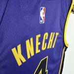 2023/24 Los Angeles Lakers Jordan Edition Dalton Knecht #4 Men's Jersey