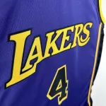 2023/24 Los Angeles Lakers Jordan Edition Dalton Knecht #4 Men's Jersey