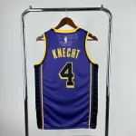 2023/24 Los Angeles Lakers Jordan Edition Dalton Knecht #4 Men's Jersey