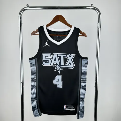 2023/24 San Antonio Spurs Jordan Edition Keldon Johnson #4 Jersey | NBA Swingman Jersey