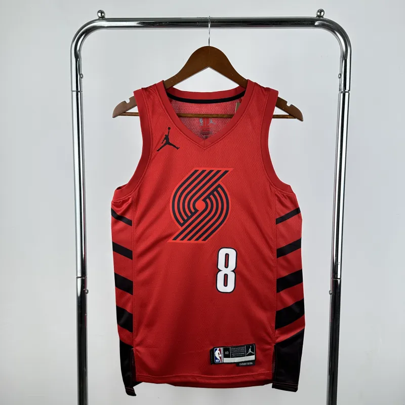 2023/24 Portland Trail Blazers Jordan Edition Deni Avdija #8 Jersey | NBA Swingman Jersey