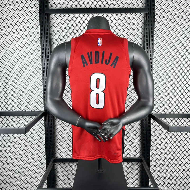 2023/24 Portland Trail Blazers Jordan Edition Deni Avdija #8 Jersey | NBA Swingman Jersey