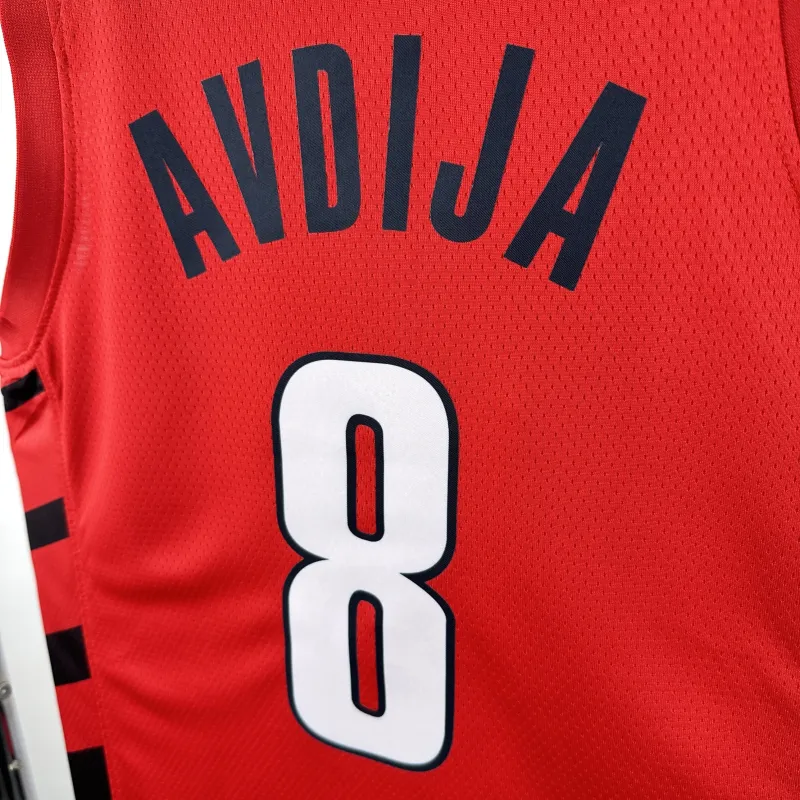 2023/24 Portland Trail Blazers Jordan Edition Deni Avdija #8 Jersey | NBA Swingman Jersey
