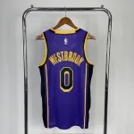 Camisa masculina Russell Westbrook #0 dos Los Angeles Lakers, Edição Jordan, 2023/24