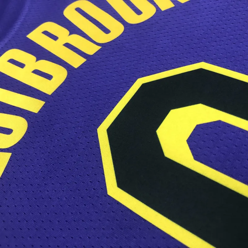 Camisa masculina Russell Westbrook #0 dos Los Angeles Lakers, Edição Jordan, 2023/24