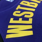 Camisa masculina Russell Westbrook #0 dos Los Angeles Lakers, Edição Jordan, 2023/24