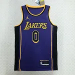 Camisa masculina Russell Westbrook #0 dos Los Angeles Lakers, Edição Jordan, 2023/24