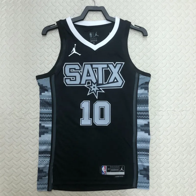 2023/24 San Antonio Spurs Jordan Edition Jeremy Sochan #10 Jersey | NBA Swingman Jersey