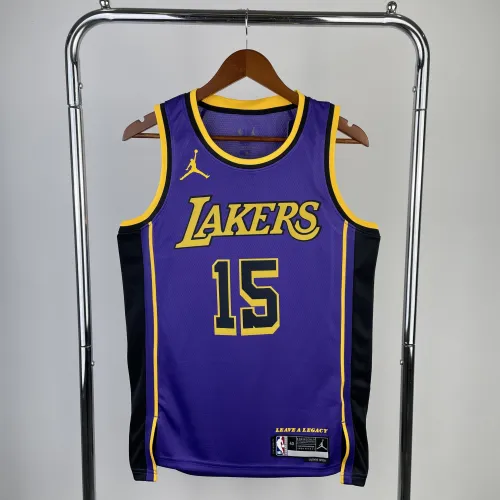 Maillot homme Austin Reaves #15 des Lakers de Los Angeles, édition Jordan, saison 2023/24