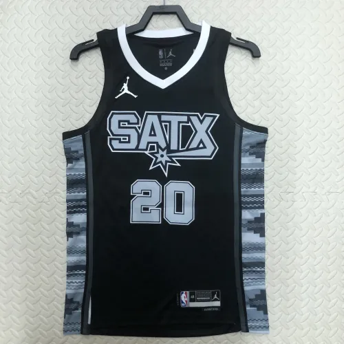 2023/24 San Antonio Spurs Jordan Edition Manu Ginobili #20 Jersey | NBA Swingman Jersey