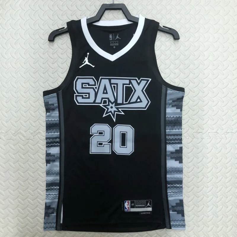 2023/24 San Antonio Spurs Jordan Edition Manu Ginobili #20 Jersey | NBA Swingman Jersey