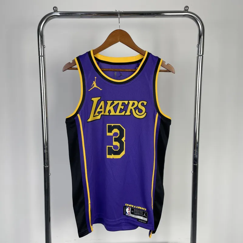2023/24 Los Angeles Lakers Jordan Edition Anthony Davis #3 Herren-Trikot