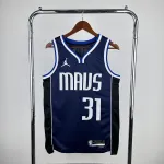 Camisa masculina Dallas Mavericks Jordan Edition Klay Thompson 2023/24 #31 2023/24 Dallas Mavericks Jordan Edition Klay Thompson #31 Camisola para homem