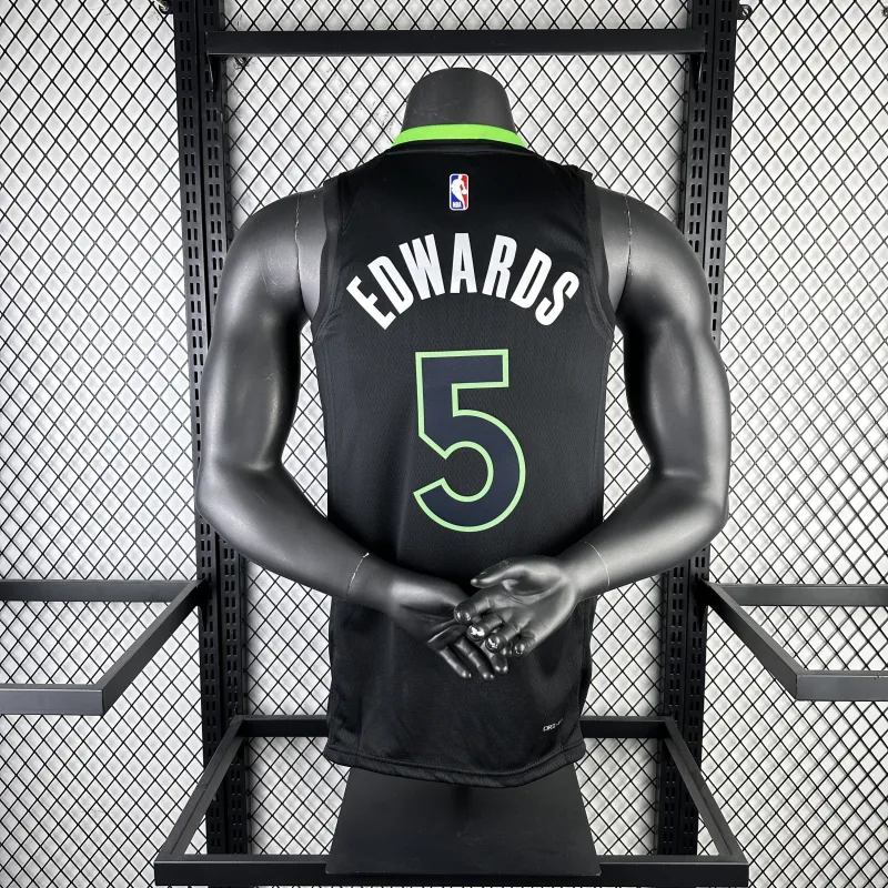 2023/24 Minnesota Timberwolves Anthony Edwards #5 Men’s Jersey