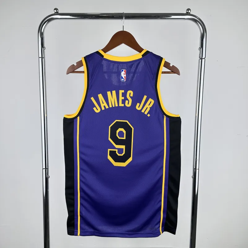 2023/24 Los Angeles Lakers Jordan Edition Bronny James #9 Men's Jersey