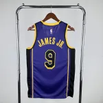 2023/24 Los Angeles Lakers Jordan Edition Bronny James #9 Men's Jersey