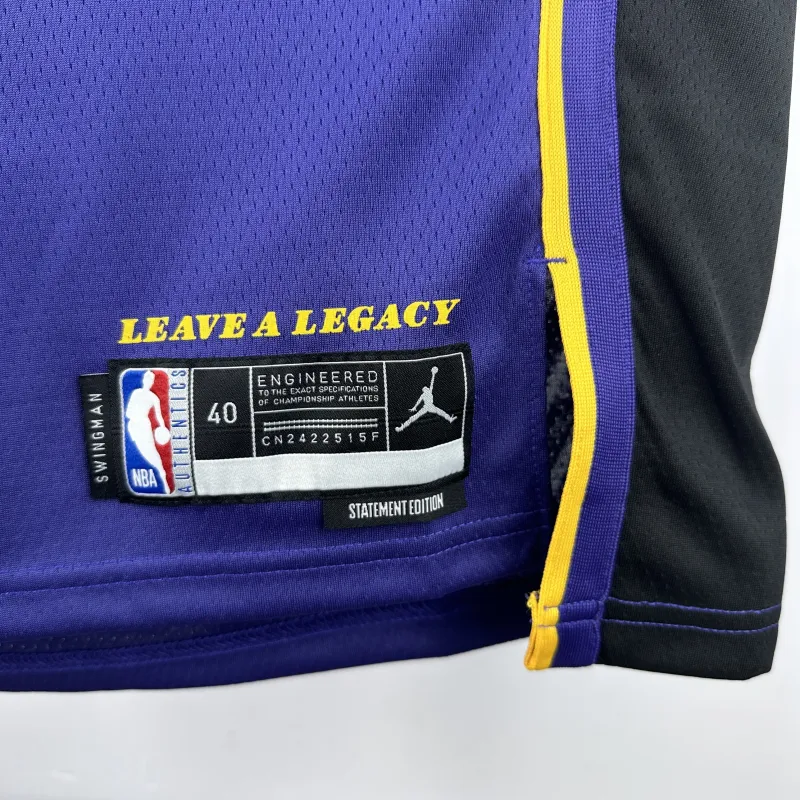 2023/24 Los Angeles Lakers Jordan Edition Bronny James #9 Men's Jersey