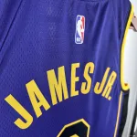 2023/24 Los Angeles Lakers Jordan Edition Bronny James #9 Men's Jersey
