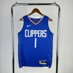 Camiseta azul de visitante de los LA Clippers 2023/24, James Harden #1 para hombre Camiseta azul de visitante de los LA Clippers 2023/24, James Harden #1 para hombre