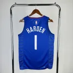 Camiseta azul de visitante de los LA Clippers 2023/24, James Harden #1 para hombre