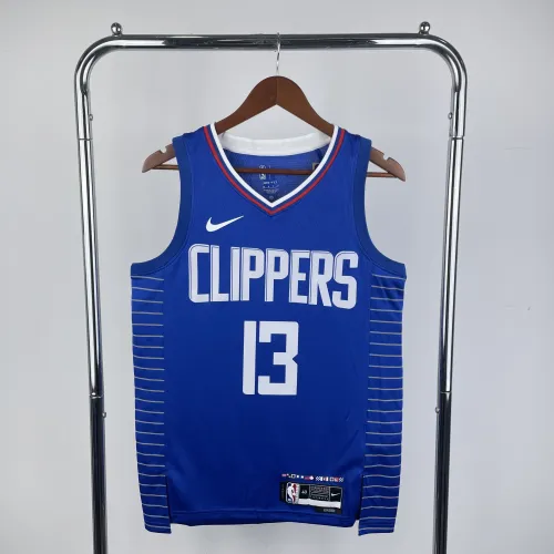 2023/24 LA Clippers Away Blue Paul George #13 Men's Jersey