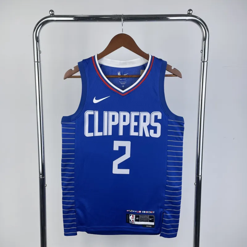 2023/24 LA Clippers Away Blue Kawhi Leonard #2 Men’s Jersey