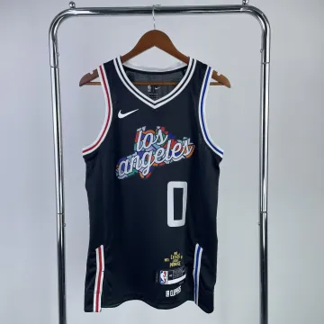 Camisola masculina LA Clippers City Edition 2023/24 de Russell Westbrook #0