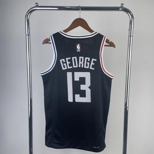Camisa masculina LA Clippers City Edition 2023/24 de Paul George (#13)