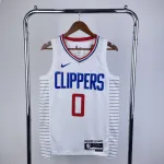 2023/24 LA Clippers Home branco Russell Westbrook #0 Camisola para homem 2023/24 LA Clippers Home White Russell Westbrook #0 Men’s Jersey