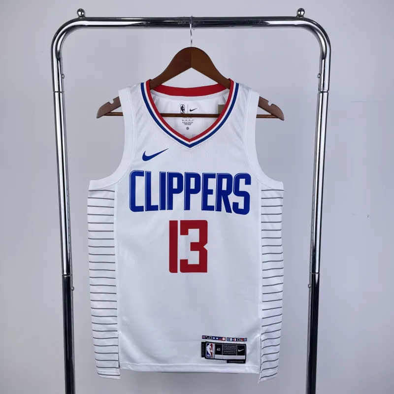 2023/24 LA Clippers Home White Paul George #13 Men’s Jersey
