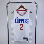 2023/24 LA Clippers Home Blanc Kawhi Leonard #2 Maillot Homme 2023/24 LA Clippers Home White Kawhi Leonard #2 Men's Jersey